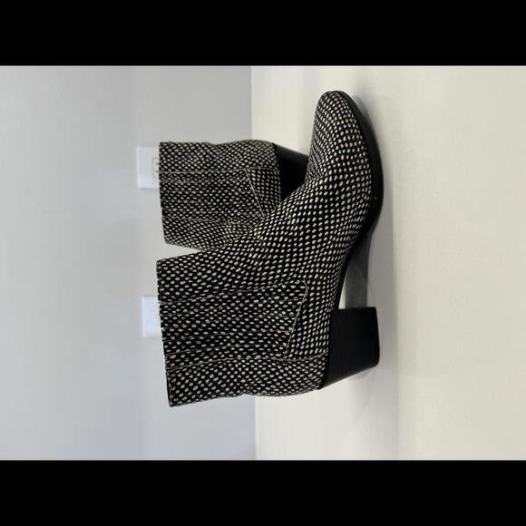 Rag & Bone Rover Black and White Chelsea Boot EU37/US 6.5 - Picture 5 of 12